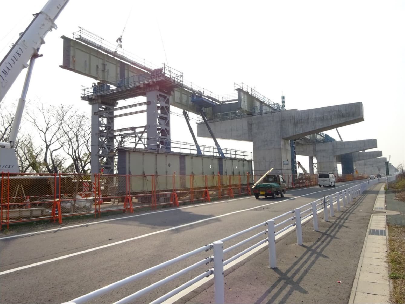 2018年東海環状　東一色高架橋