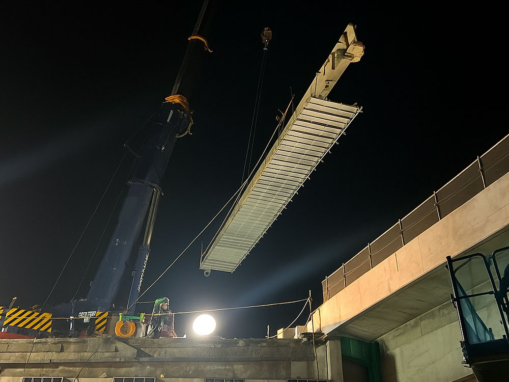 名神高速道路　多賀地区道路改良